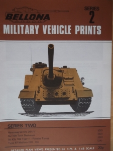 BELLONA VEHICLE PRINTS  SERIES 02 Sd.Kfz 251/1 SU 100 TIGER PORSCHE TURRET CHI-HA